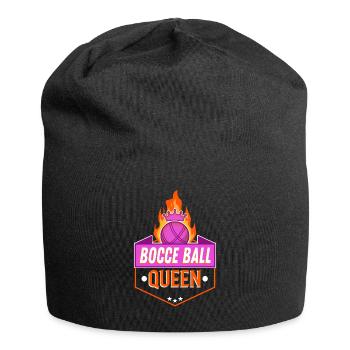 Bocce Ball Queen - Jersey Beanie - black - Front