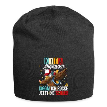 Kita Abgänger - Jersey-Beanie - Anthrazit - Vorne