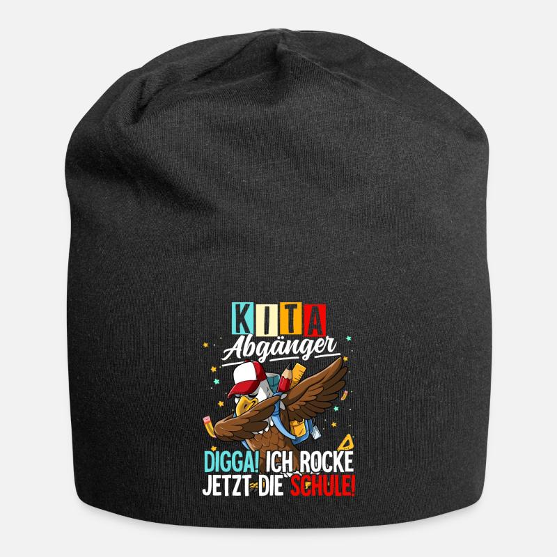 Kita Abgänger - Jersey-Beanie - Schwarz