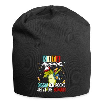 Kita Abgänger - Jersey-Beanie - Schwarz - Vorne