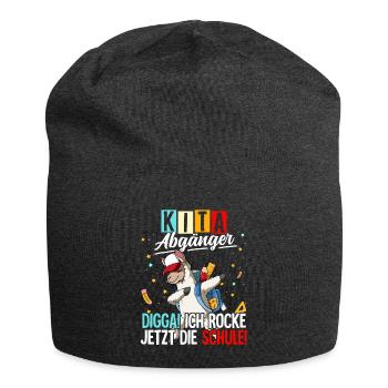 Kita Abgänger - Jersey-Beanie - Anthrazit - Vorne