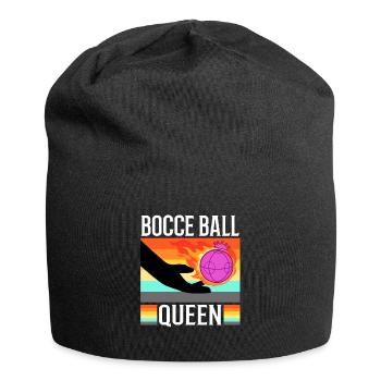 Bocce Ball Queen - Jersey Beanie - black - Front