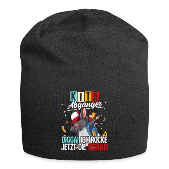 Kita Abgänger - Jersey-Beanie - Anthrazit - Vorne