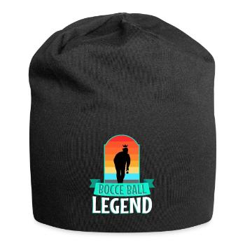 Légende de la pétanque - Bonnet en jersey - noir - Devant