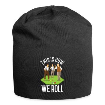 This is how we roll - Jersey Beanie - black - Front