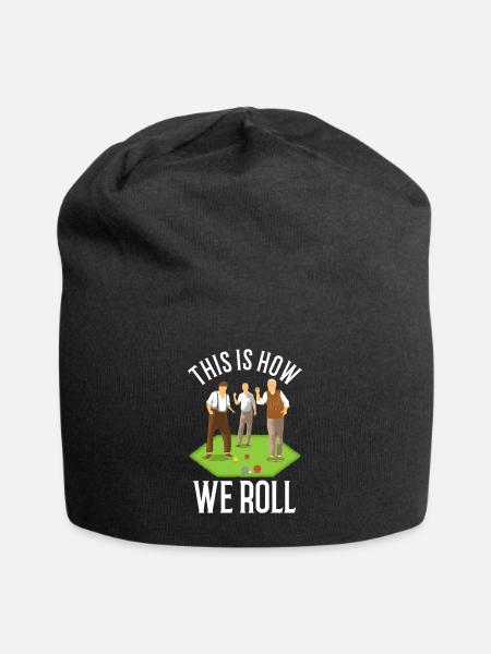 Voici comment nous roulons - Bonnet en jersey - noir