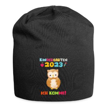Kindergarten 2023 Ich Komme Jungen Kita Geschenk - Jersey-Beanie - Schwarz - Vorne
