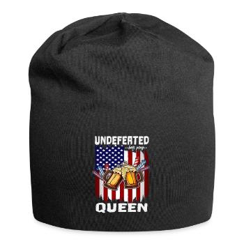 4th Of July Beer Queen USA Freedom US Flag - Jersey-Beanie - Schwarz - Vorne