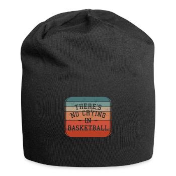 Rétro Il n’y a pas de pleurs au basketball - Bonnet en jersey - noir - Devant