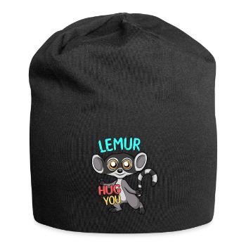 Lémurien - Bonnet en jersey - noir - Devant