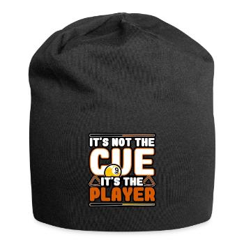 Billiards - It's Not The cue, It's The Player - Jersey Beanie - black - Front