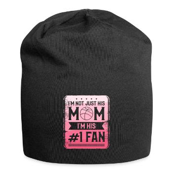 I'm Not Just His Mom I'm His #1 Fan Basketball - Jersey Beanie - black - Front