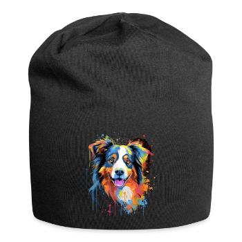 Australian Shepherd Hund Aussie Geschenk Spruch - Jersey-Beanie - Schwarz - Vorne