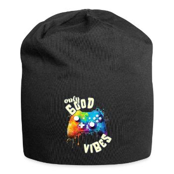 Only Good Vibes: Good Life Cool Gaming Controller - Jersey-Beanie - Schwarz - Vorne