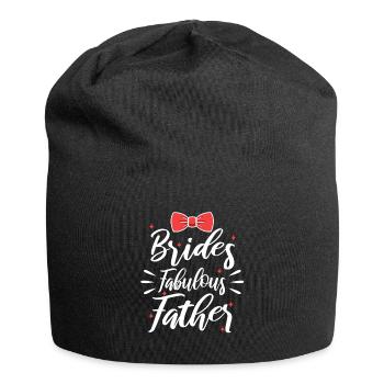 Brides fabulous father - Jersey-Beanie - Schwarz - Vorne