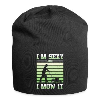 Lawn mowing Lawn mowers Gardeners Horticulture - Jersey Beanie - black - Front