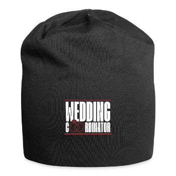 Wedding Planner Wedding Coordinator Marriage Plan - Jersey-Beanie - Schwarz - Vorne