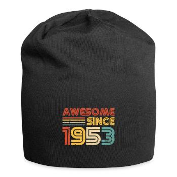 Celebrating 70 Years of Awesome Since 1953 - Jersey Beanie - black - Front