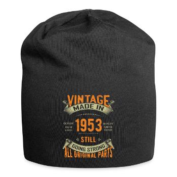 Celebrating 70 Years of Awesome Since 1953 - Jersey Beanie - black - Front