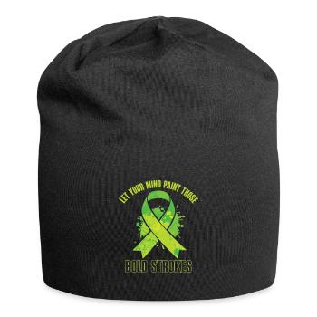 Mental Health Artistic Awareness Month Abstract - Jersey Beanie - black - Front
