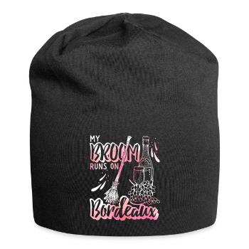 Bordeaux red wine funny saying, Redwine - Jersey Beanie - black - Front