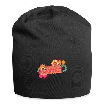 Team Schlager Schlagermusik Schlagerparty - Jersey-Beanie - Schwarz - Vorne