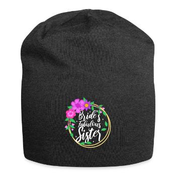 Brides fabulous sister - Jersey Beanie - charcoal grey - Front