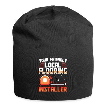 Your Flooring Installer - Jersey Beanie - black - Front