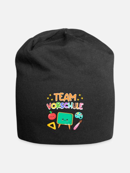 Vorschule Team Vorschüler Vorschulkinder - Jersey-Beanie - Schwarz