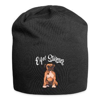 Eifel Stürmer Hund - Jersey-Beanie - Schwarz - Vorne