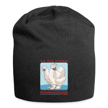 Silk Chicken Silkie Chicken Silk Chickens Gift - Jersey Beanie - black - Front