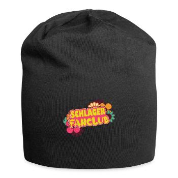 Schlager Fanclub Schlagermusik Schlagerparty - Jersey-Beanie - Schwarz - Vorne
