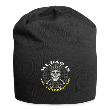 Mon père, c’est la fête des pères - Bonnet en jersey - noir - Devant