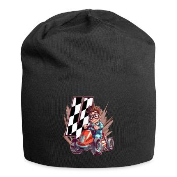 Ich Bin 4 Gokart Kid - Kart Racing - Jersey-Beanie - Schwarz - Vorne