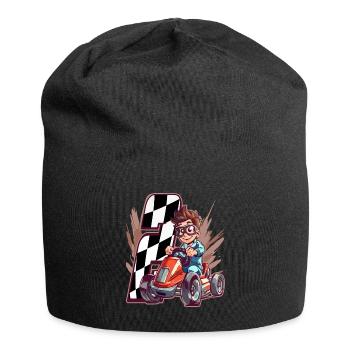 Ich Bin 2 Gokart Kid - Kart Racing - Jersey-Beanie - Schwarz - Vorne
