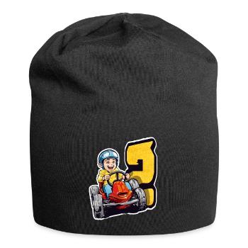 Ich Bin 2 Gokart Kid - Kart Racing - Jersey-Beanie - Schwarz - Vorne