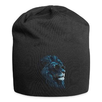Lion Sunglasses - Jersey Beanie - black - Front