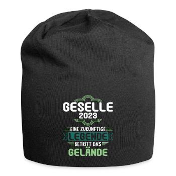 Geselle Gesellenprüfung bestanden Gesellen - Jersey-Beanie - Schwarz - Vorne