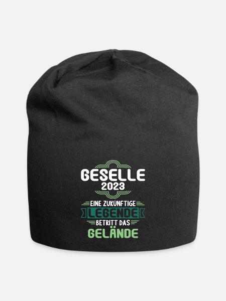 Geselle Gesellenprüfung bestanden Gesellen - Jersey-Beanie - Schwarz