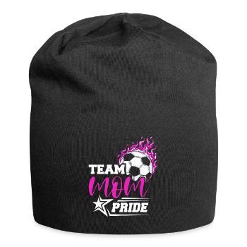 Fußball-Mutter Gameday Soccer Mom - Jersey-Beanie - Schwarz - Vorne
