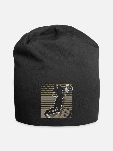 Basketball Basketballer - Jersey-Beanie - Schwarz