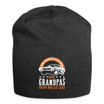 Muscle Cars Klassiker Retro Hotrod Oldtimer - Jersey-Beanie - Anthrazit - Vorne