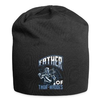 Father of Thor-nadoes Father's Day - Jersey Beanie - black - Front