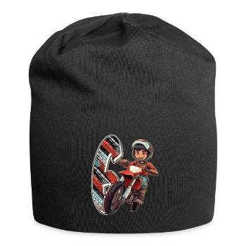 Je suis 6 Motocross Kid - Motocross - Bonnet en jersey - noir - Devant