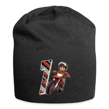 Je suis 7 Motocross Kid - Motocross - Bonnet en jersey - noir - Devant