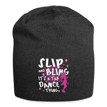 Tap Dance Queen - Funny Tap Dancing - Jersey-Beanie - Anthrazit - Vorne