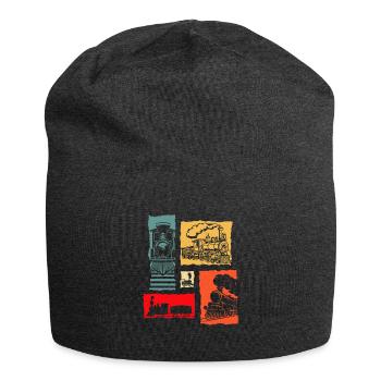 Retro Train - Jersey-Beanie - Anthrazit - Vorne