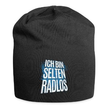 Ich Bin Selten Radlos Fahrrad fahren Mountainbike - Jersey-Beanie - Schwarz - Vorne