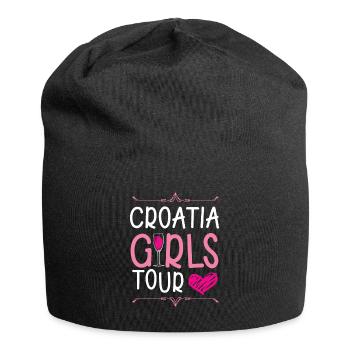 Tournée des filles en Croatie - Bonnet en jersey - noir - Devant