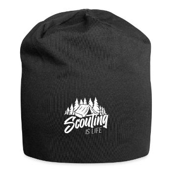 Pfadfinder - Jersey-Beanie - Schwarz - Vorne